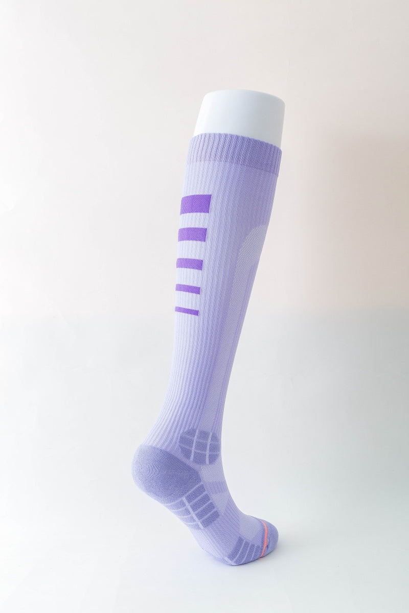 Purple Women's marathon running fitness socks