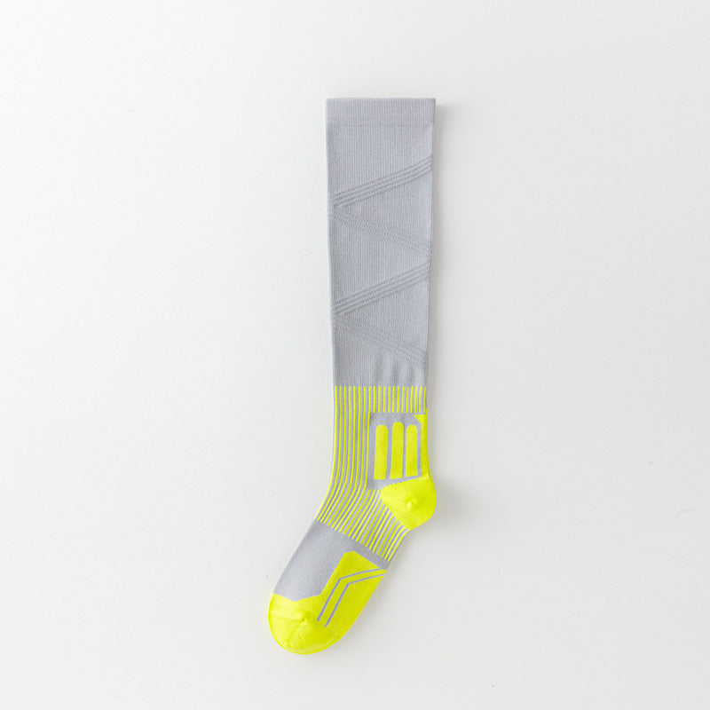 Gray Women's fitness and sports pressure socks