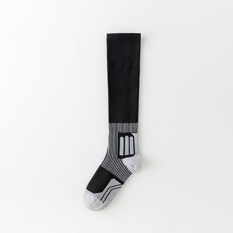 Black Women's fitness and sports pressure socks